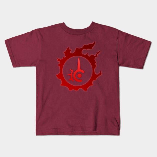 Red Mage Reborn Kids T-Shirt by stoicroy